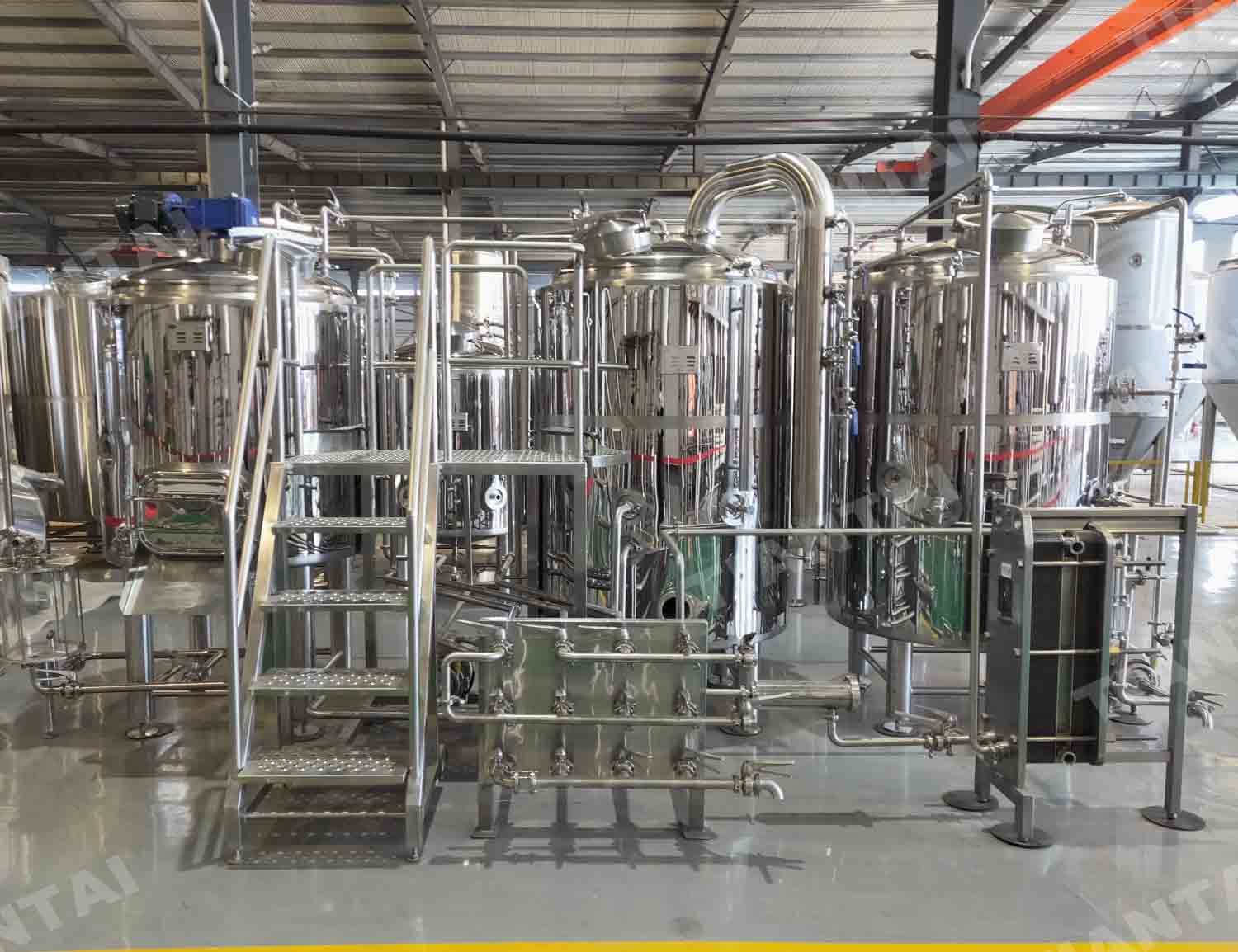 Puerto Rico Mirrol shell 7 bbl(800l) beer brewing equipment